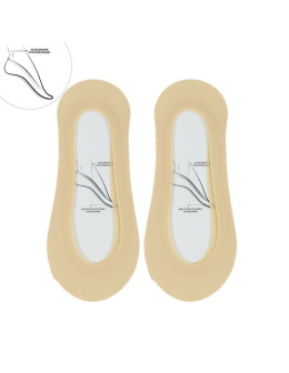 Damskie niskie stopki beżowe bawełniany dół 12-pak - produkt 2