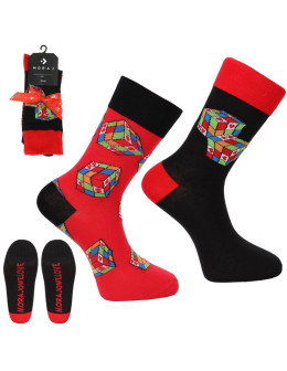 Walentynkowe skarpetki męskie długie 2-pak