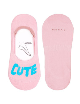 Skarpetki niskie stopki bawełniane z napisami 3-pak  - produkt 2