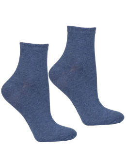 Skarpetki krótkie 3/4 damskie bawełniane pastelowe 4-pak  - produkt 2