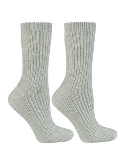 Ciepłe skarpetki damskie szenilowe długie 2-pak  - produkt 2