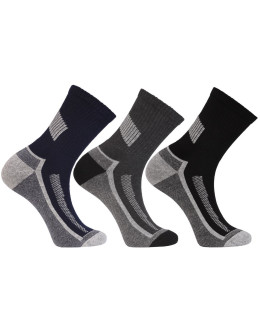 Skarpety męskie długie ciepłe Frotte szeroki ściągacz