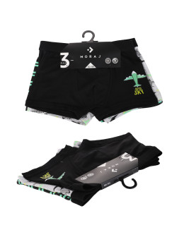 Majtki bokserki chłopięce bawełniane różne wzory 3-pak - produkt 2