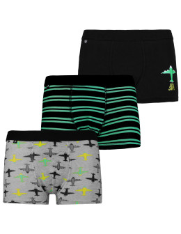 Majtki bokserki chłopięce bawełniane różne wzory 3-pak