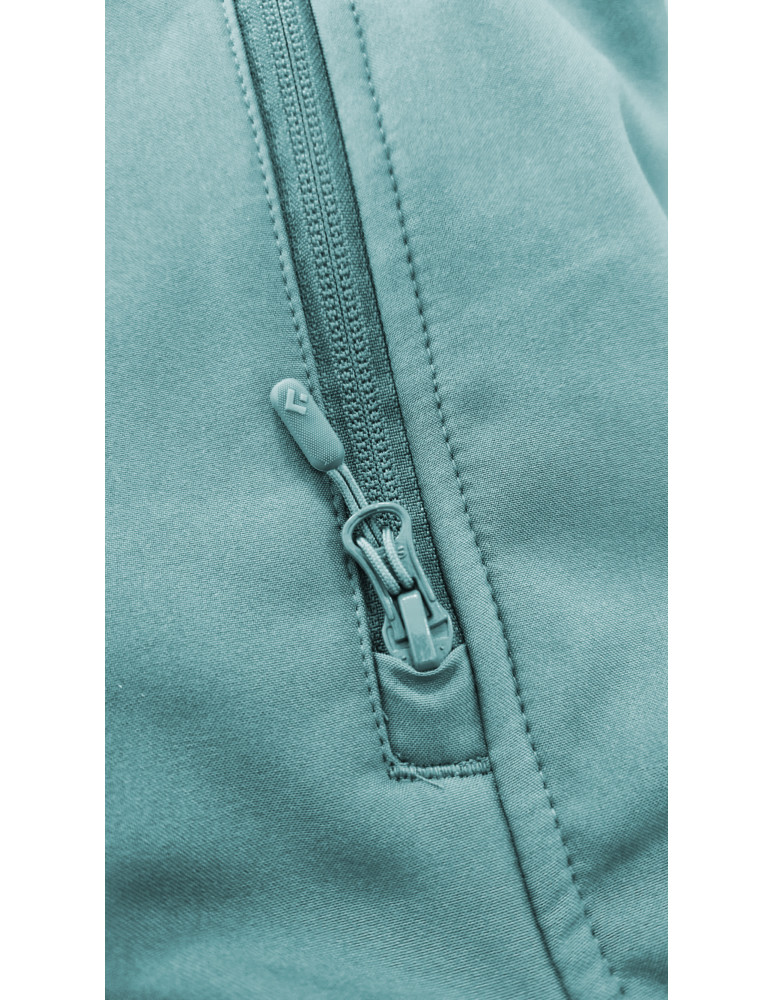 Odzież wierzchnia - Kurtka damska wiatroszczelna typu SoftShell bez kaptura ZIELONY - produkt moraj.pl 9