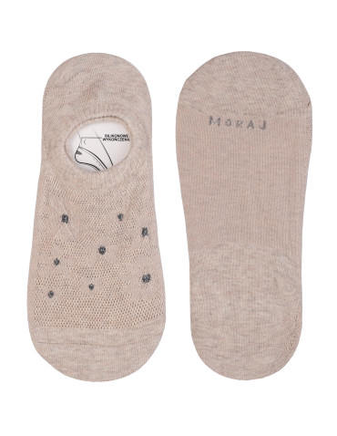 Niskie stopki - Skarpetki niskie stopki damskie ażurowe kwiaty WIELOKOLOROWY - produkt 3