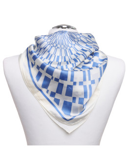 Apaszka damska chusta w geometryczny wzór