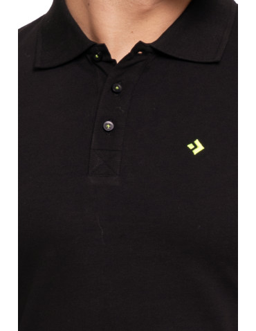 Polo - Koszulka męska polo bawełniana Premium klasyczna CZARNY - produkt 2