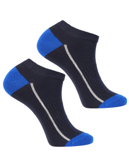 Skarpetki stopki męskie bawełniane z paskami 3-pak  - produkt 2