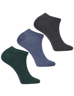Skarpetki męskie stopki bawełniane klasyczne 3-pak