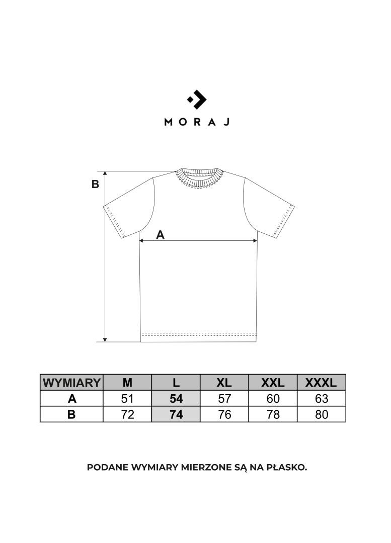 Koszulka męska T-shirt bawełniany bez wzoru Koszulka męska T-shirt bawełniany bez wzoru