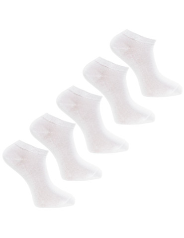 Białe skarpetki stopki z bawełny eko regenerowanej