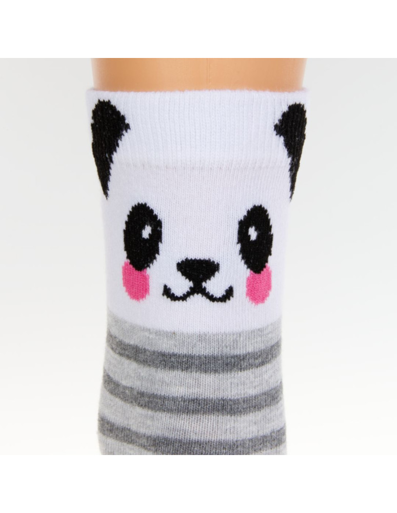 Długie - Damskie skarpety długie panda 3-pak WIELOKOLOROWY - produkt moraj.pl 2