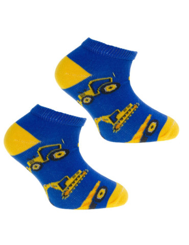 Stopki - Skarpetki stopki chłopięce bawełniane motoryzacja WIELOKOLOROWY - produkt 3