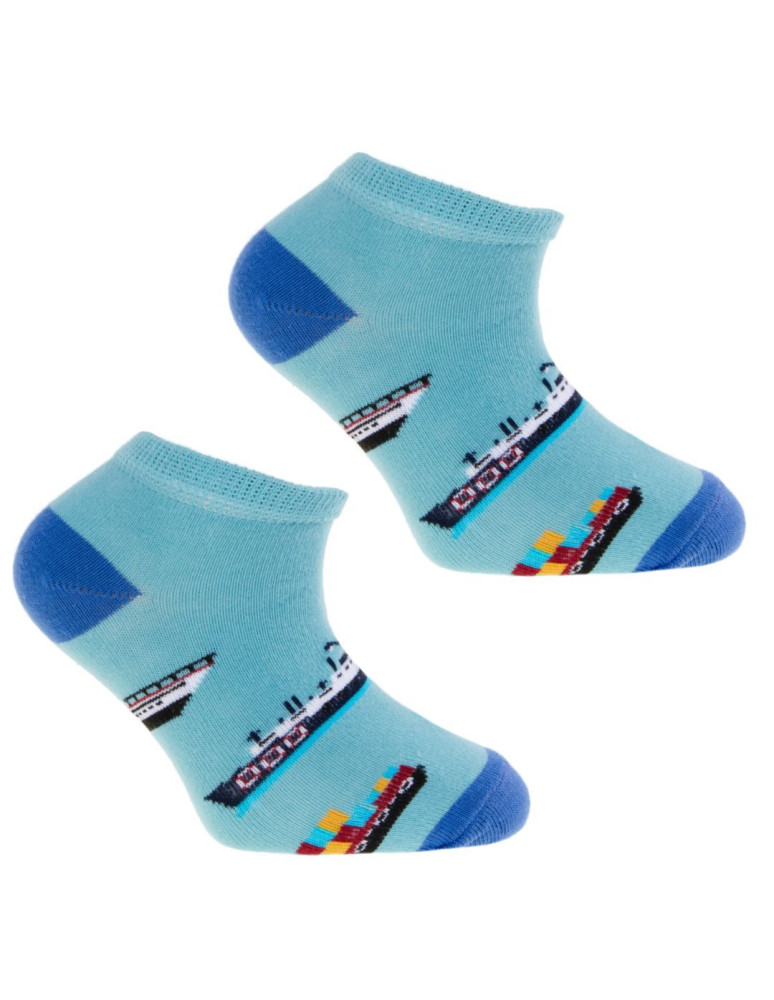 Stopki - Skarpetki stopki chłopięce bawełniane motoryzacja WIELOKOLOROWY  - produkt moraj.pl 4