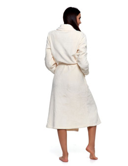 Szlafrok damski ciepły z wiązaniem długi - produkt 2