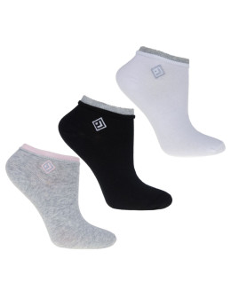 Bawełniane damskie skarpetki stopki 12-pak - produkt 2