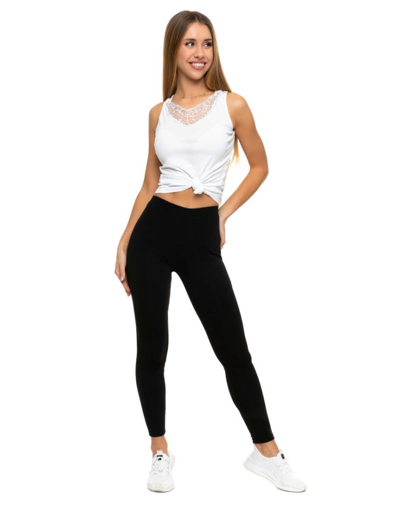 Legginsy - Klasyczne legginsy ocieplane damskie GRAFIT - produkt moraj.pl 7