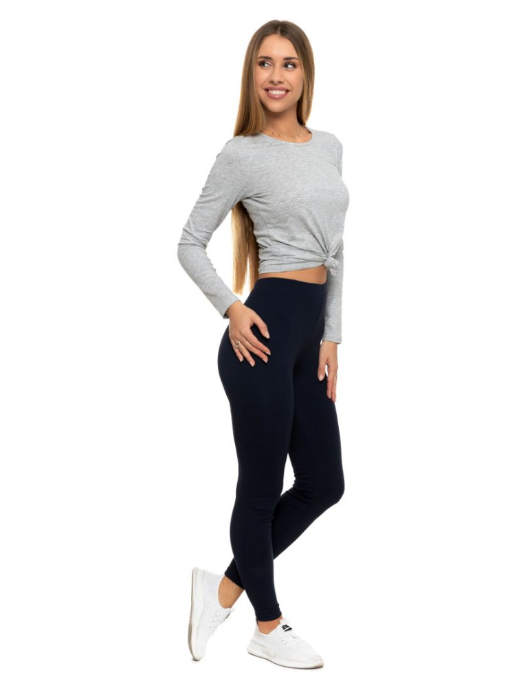 Legginsy - Klasyczne legginsy ocieplane damskie GRAFIT - produkt moraj.pl 17