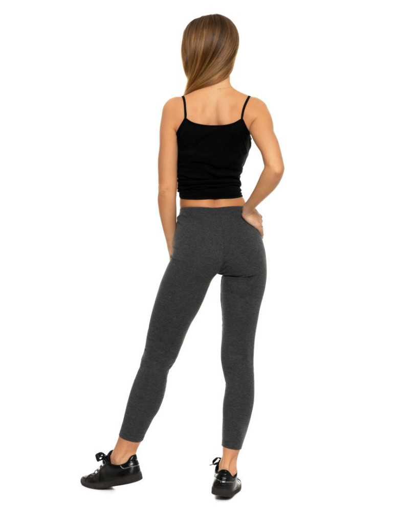 Legginsy - Klasyczne legginsy ocieplane damskie GRAFIT - produkt moraj.pl 20