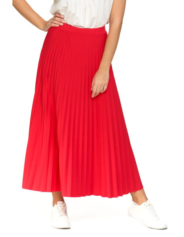 Spódnice - Plisowana spódnica damska maxi CZARNY - produkt 4