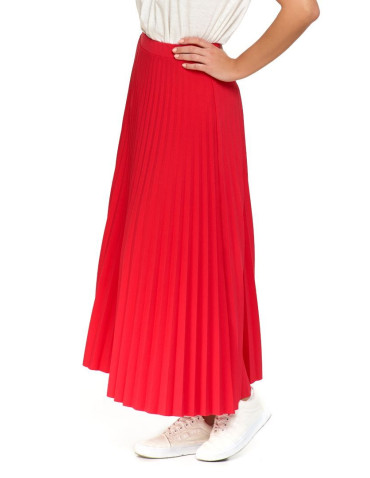 Spódnice - Plisowana spódnica damska maxi CZARNY - produkt 5