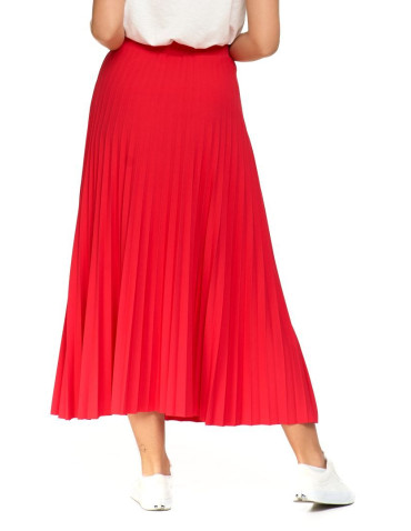 Spódnice - Plisowana spódnica damska maxi CZARNY - produkt 6