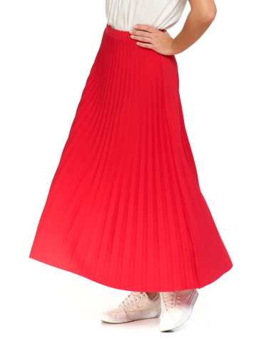 Spódnice - Plisowana spódnica damska maxi CZARNY - produkt 7