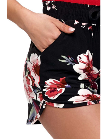 Szorty dziecięce wzorzyste z efektem brzoskwinki  - produkt 2