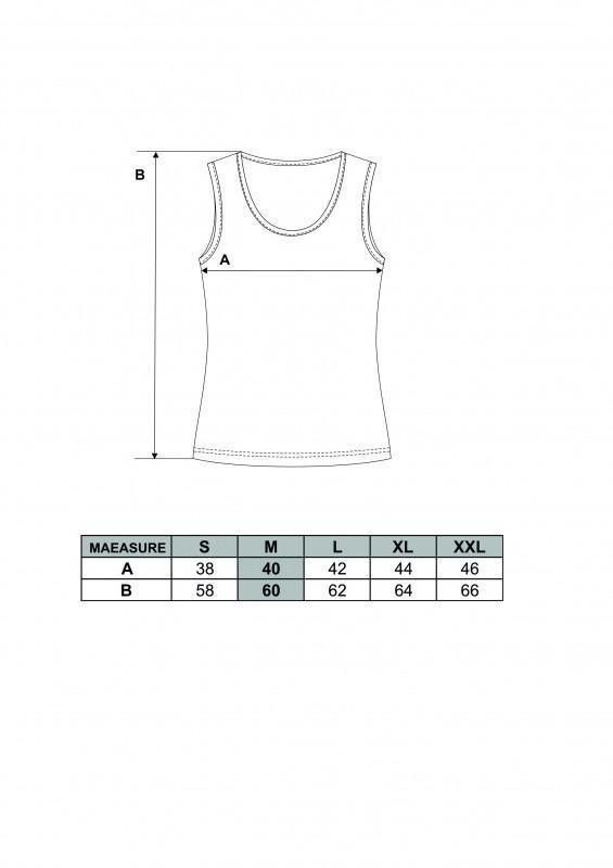 Koszulka damska bawełniana tank-top na ramiączkach 3-pak