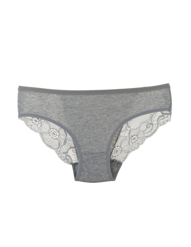 Figi - Majtki figi damskie bawełniane z koronką Plus Size WIELOKOLOROWY - produkt moraj.pl 2