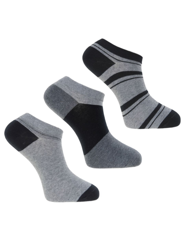 Skarpetki stopki męskie bawełniane ciemna kolorystyka WIELOKOLOROWY