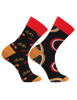 Skarpetki męskie nie do pary bawełniane w rowery