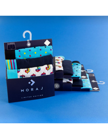 Bokserki - Bokserki chłopięce bawełna z elastanem LIMITED EDITION 3-pak WIELOKOLOROWY - produkt 11