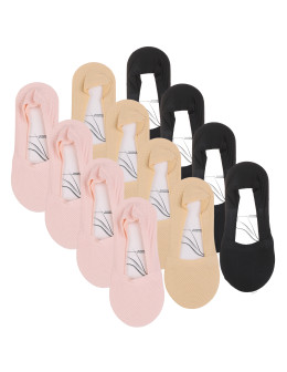 Skarpetki damskie niskie stopki klasyczne 12-pak