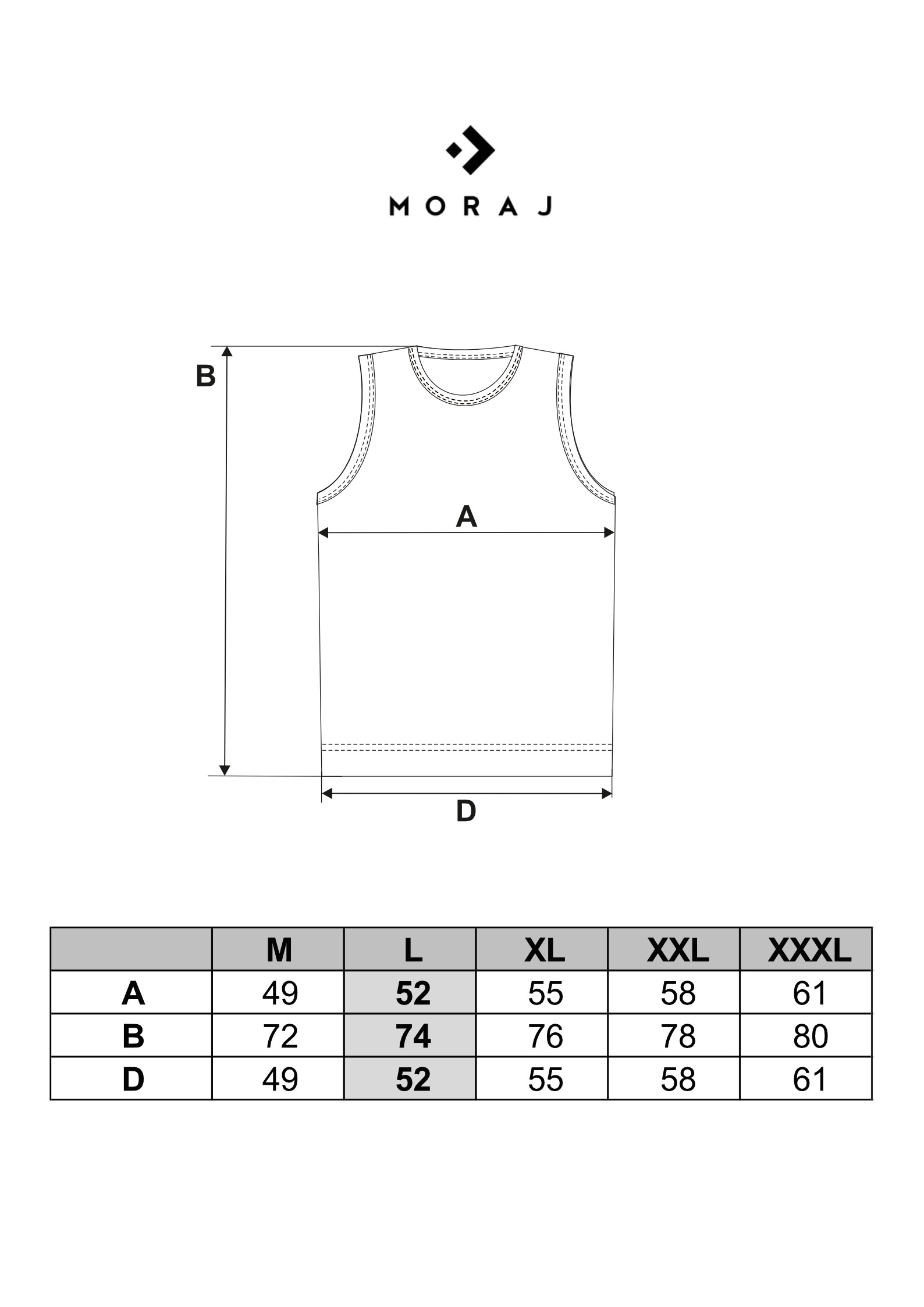 Tank top męski 100% bawełna z haftem