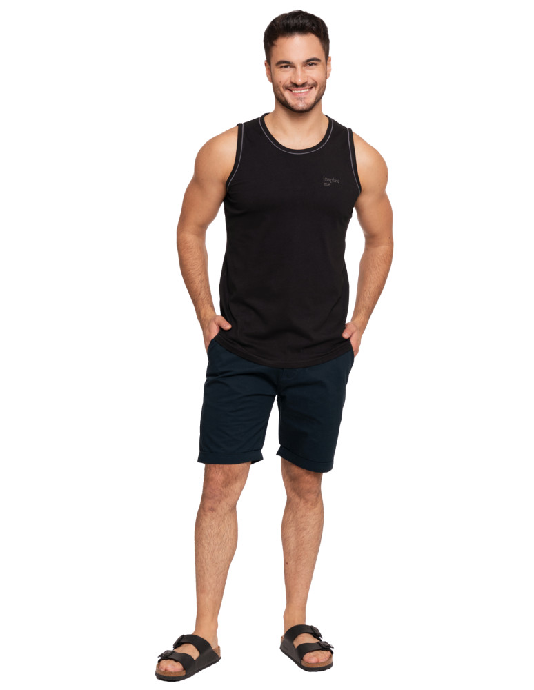 On - Tank-top męski koszulka na ramiączkach z haftem CZARNY - produkt moraj.pl 3
