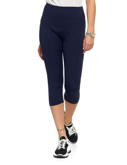 Klasyczne legginsy 3/4 damskie plus size peach touch