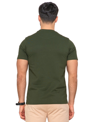 Koszulki, topy, koszule - T-shirt koszulka bawełniana krótki rękaw z napisem KHAKI - produkt 2
