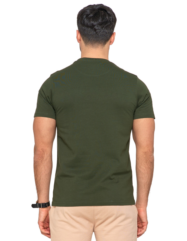 Koszulki, topy, koszule - T-shirt koszulka bawełniana krótki rękaw z napisem KHAKI - produkt moraj.pl 2