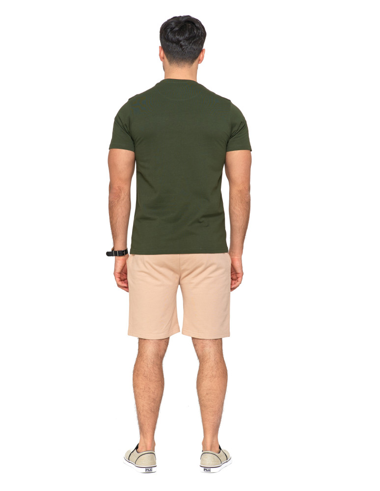 Koszulki, topy, koszule - T-shirt koszulka bawełniana krótki rękaw z napisem KHAKI - produkt moraj.pl 4
