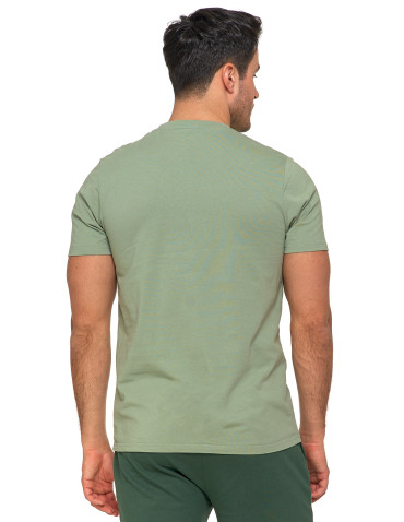 Koszulki, topy, koszule - T-shirt koszulka męska bawełniana z nadrukiem ZIELONY - produkt 2