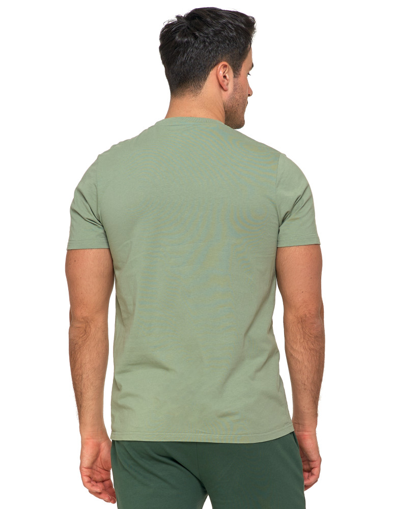Koszulki, topy, koszule - T-shirt koszulka męska bawełniana z nadrukiem ZIELONY - produkt moraj.pl 2