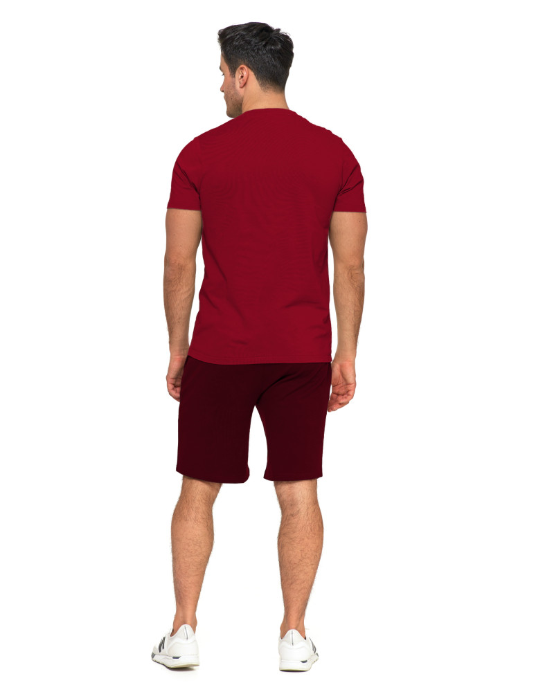 Koszulki, topy, koszule - T-shirt koszulka męska bawełniana z nadrukiem FIOLETOWY - produkt moraj.pl 5