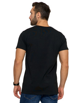 Koszulka męska bawełna Premium T-shirt dekolt w serek  - produkt 2