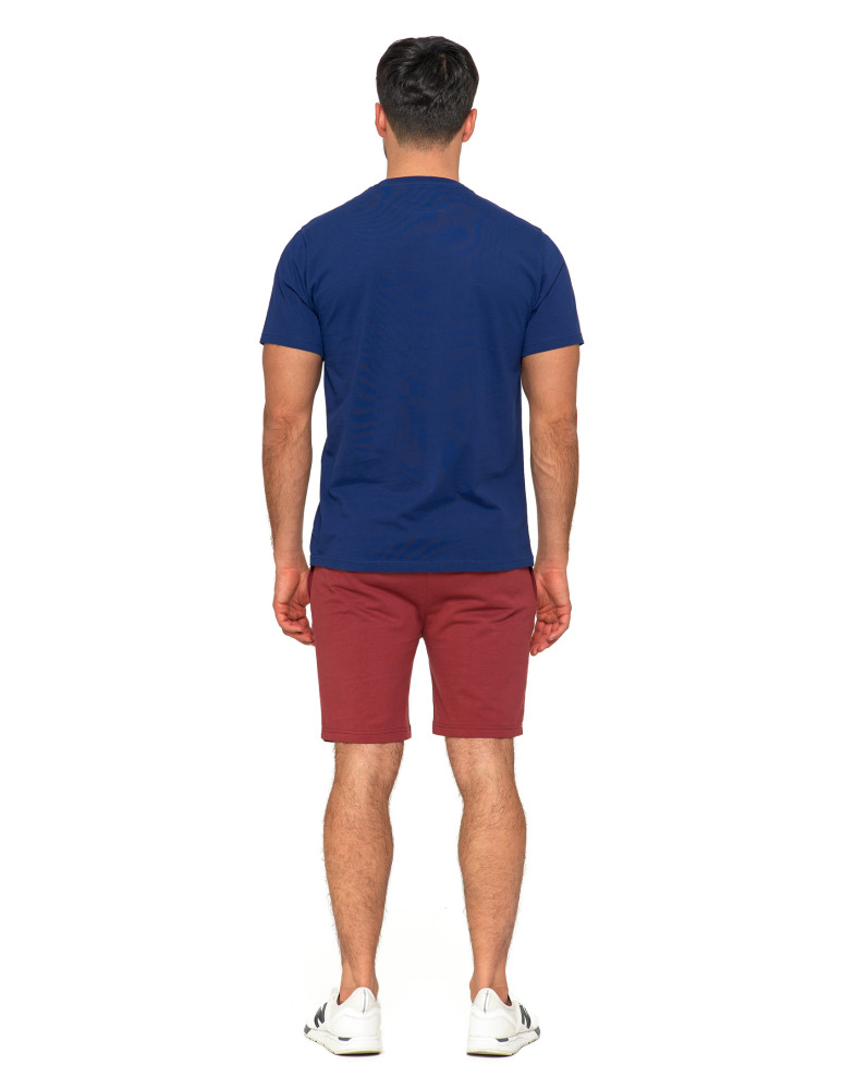 Koszulki, topy, koszule - Koszulka męska T-shirt bawełniany z kotwicą GRANATOWY - produkt moraj.pl 5