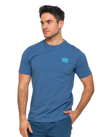 Koszulki, topy, koszule - T-shirt męski koszulka bawełniana z okrągłym dekoltem JEANS - produkt 1