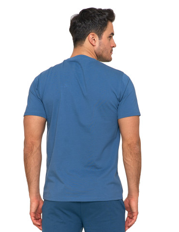 Koszulki, topy, koszule - T-shirt męski koszulka bawełniana z okrągłym dekoltem JEANS - produkt 2