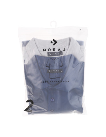 Polo - Koszulka polo męska bawełniana w 2-paku klasyczna WZÓR 1 - produkt 2