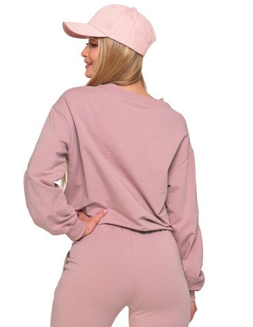 Bluzy - Bluza damska bez kaptura wkładana bawełniana RÓŻOWY - produkt 2
